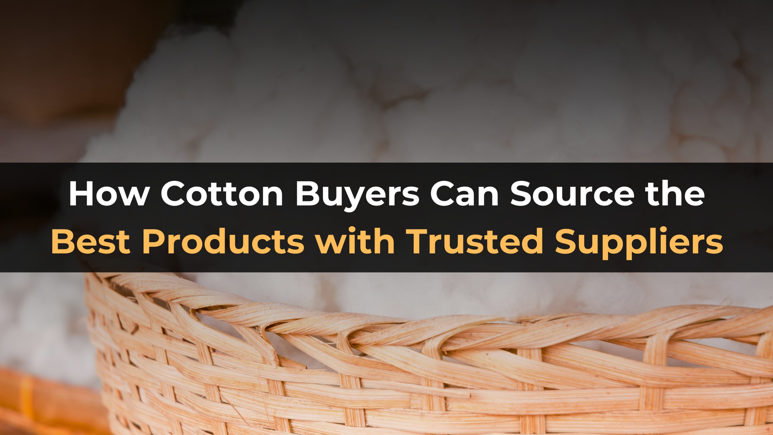 How Cotton Buyers Can Source the Best Products with Trusted Suppliers